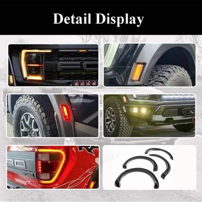 MP Concepts Truck Fender Flare For 2021-2024 Ford Raptor F150 ABS Plastic