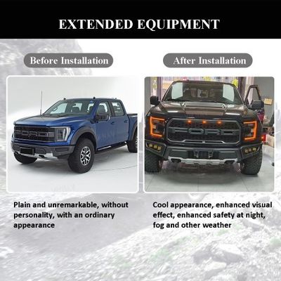 Viknav Front Bumper Fog Lamp Mount Bracket Replacement Cube For Car Ford F150
