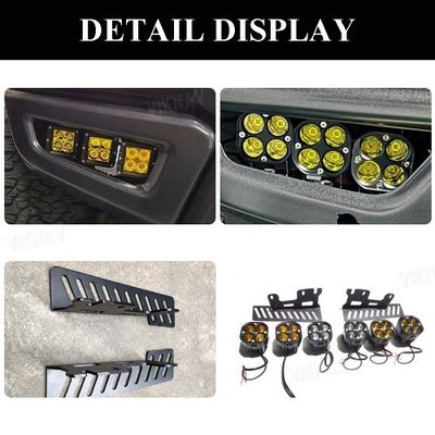 Viknav Front Bumper Fog Lamp Mount Bracket Replacement Cube For Car Ford F150