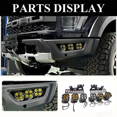 Viknav Front Bumper Fog Lamp Mount Bracket Replacement Cube For Car Ford F150