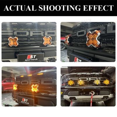 Custom 2021-2024 F150 Ford Raptor Front Bumper Light Bracket Mount Access