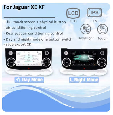 AC Panel for Jaguar XE XF (2015-2020) 10inch LCD Climate Control Screen with Conditioning Temperature Control Knobs