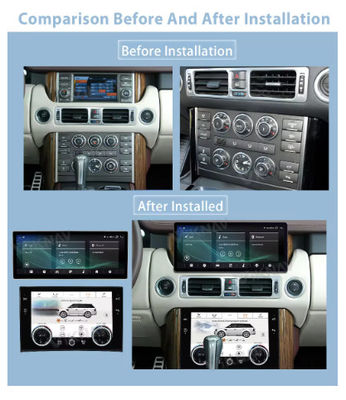 10.4inch AC Panel Display For Land Range Rover Vogue V8 L322 Keep the original functions with Car Air Condition Contrl