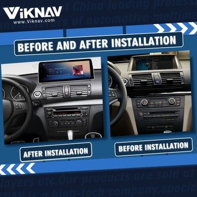 Viknav 12.3 inch Car Radio For BMW 1 Series E87 2006-2012 CIC System Navigation with screen DVD Multimedia 128GB