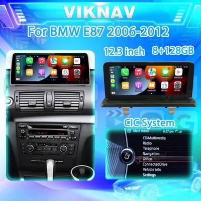 Viknav 12.3 inch Car Radio For BMW 1 Series E87 2006-2012 CIC System Navigation with screen DVD Multimedia 128GB
