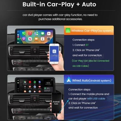 Viknav Car Radio 12.3 inch For BMW X5 X6 E70 E71 2007-2010 CCC System Support Wireless Apple CarPlay Android Auto Multim