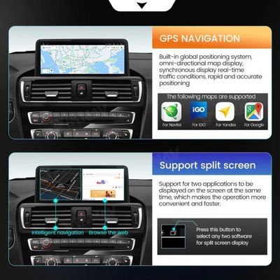 Viknav Car Radio 12.3 inch For BMW X5 X6 E70 E71 2007-2010 CCC System Support Wireless Apple CarPlay Android Auto Multim