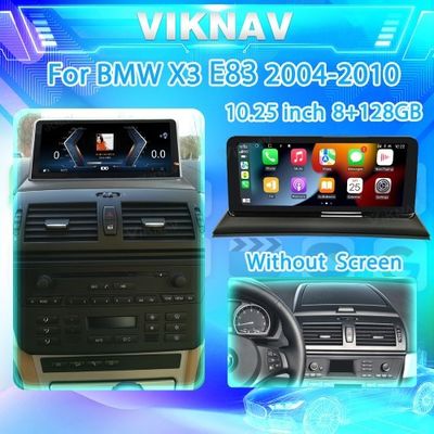 Original Auto Android Head Unit Radio BMW X3 E83 2004-2010 128GB OEM