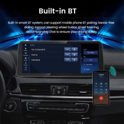 Viknav 12.3 inch Car Radio For BMW X1 F48 2016-17 NBT System Wireless Multimedia Player GPS Navigation Android Auto