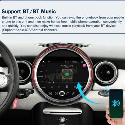 BMW Mini Cooper Car Stereo Equipment Radio screen 2007-2010 Android System