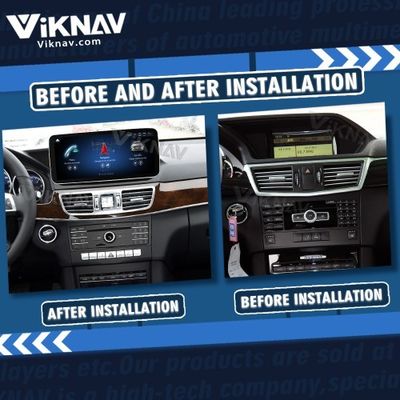 Viknav 12.3Inch Android Car radio With Screen For Mercedes Benz E Class W212 2009-2015 GPS Navigation 2Din Player NTG4.0