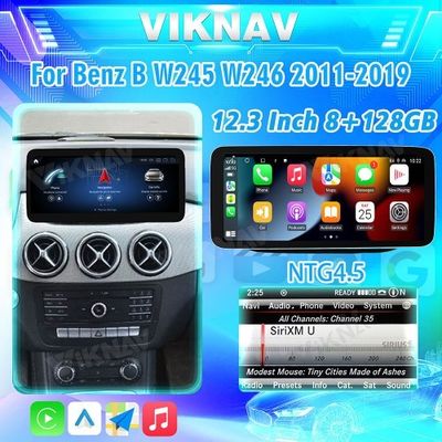 Viknav Android Car Radio For Mercedes Benz B Class W245 W246 2011-2019 12.3 Inch Stereo Player GPS Navigation (NTG4.5)