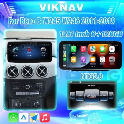 Viknav Android Car Radio For Mercedes Benz B Class W245 W246 2011-2019 12.3 Inch Multimedia Player GPS Navigation NTG5.0