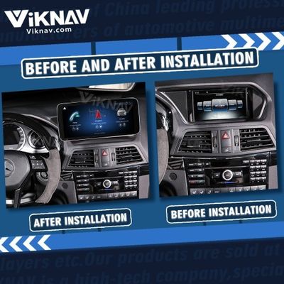 Viknav 12.3 Inch Android Car With Screen Multimedia Player For Mercedes Benz E Class W207 2010-2016 GPS 2Din NTG5.0