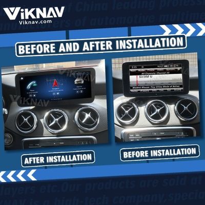 Viknav 12.3 Inch Android For Benz A W176 CLA C117 GLA X156 G W463 2013-2018 GPS Car With Screen Radio Player NTG 4.5