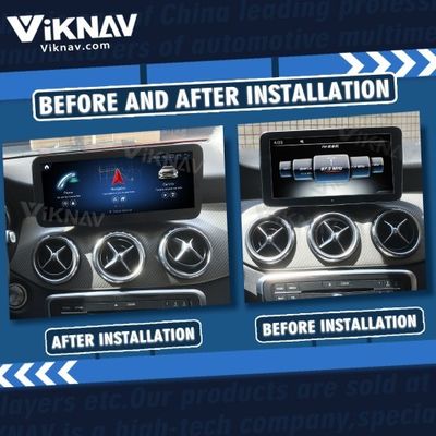 Viknav 12.3 Inch Android For Benz A W176 CLA C117 GLA X156 G W463 2013-2018 GPS Car With Screen Radio Player (NTG5.0)