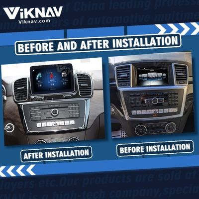 ViknavCar Radio For Mercedes Benz GLE GLS GL ML W166 X166 2012-2019 Vertical Screen HD LCD Touch Screen(NTG5.0)