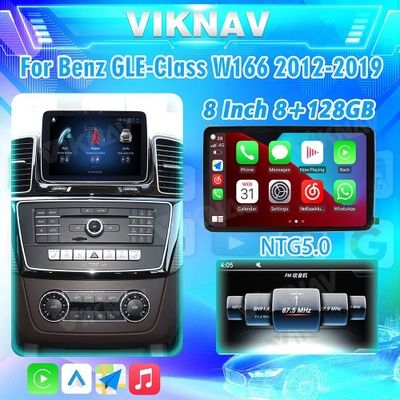 ViknavCar Radio For Mercedes Benz GLE GLS GL ML W166 X166 2012-2019 Vertical Screen HD LCD Touch Screen(NTG5.0)
