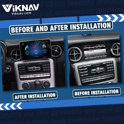 Viknav 8Inch Android Car Radio With Screen Multimedia Player For Mercedes Benz SL SLK SLC R172 2013-2019 GPS 2Din NTG4.5