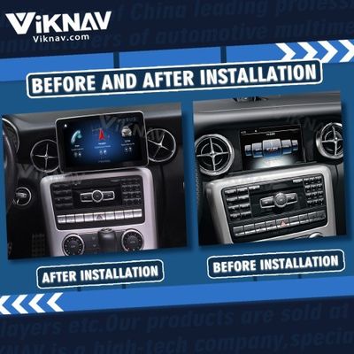 Viknav 8Inch Android Car Radio With Screen Multimedia Player For Mercedes Benz SL SLK SLC R172 2013-2019 GPS 2Din NTG5.0