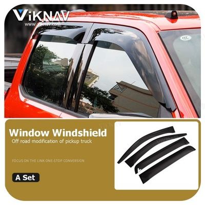 ViknavTruck Window Deflector for 2015-2023 Ford F150 Rain Guards Compatible With Ford F150 Raptor