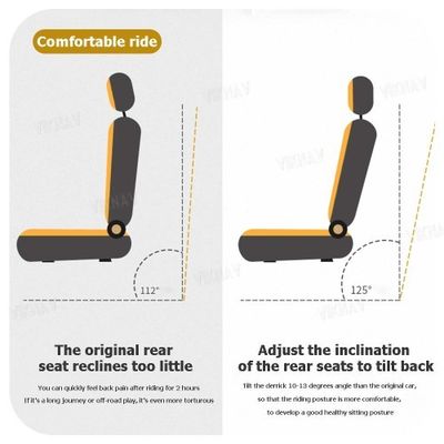Viknav Black Adjustment Rear Seat Recline Kit Sets Suitable For Ford F150 2015-2019 Seat Adjustment