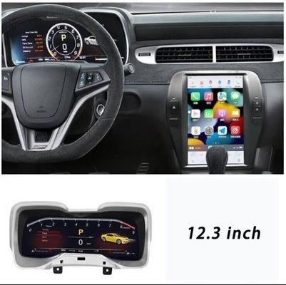 12.3 inch Digital Dash Instrument Cluster Replacement for 2010 2011 2012 2013 2014 2015 Camaro Linux LCD Cluster