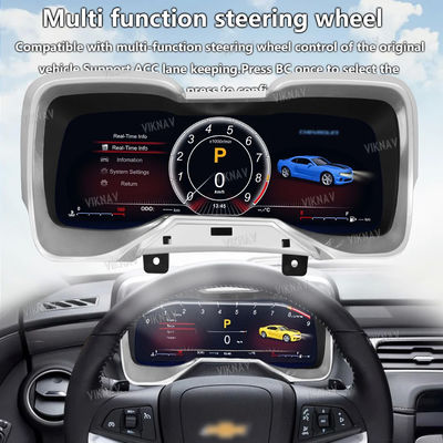 12.3 inch Digital Dash Instrument Cluster Replacement for 2010 2011 2012 2013 2014 2015 Camaro Linux LCD Cluster