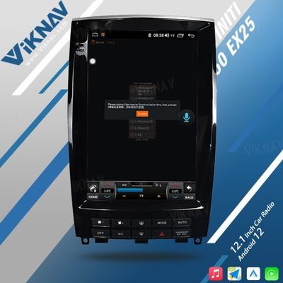 Viknav 12.1 Inch Car Stereo Autoradio For Infiniti QX50 EX25 2013-2020 Multimedia DVD Player GPS Navigation Head Unit