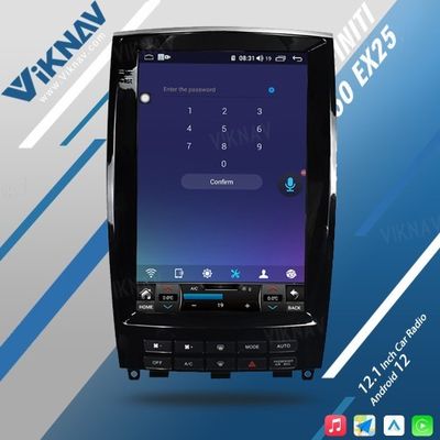 Viknav 12.1 Inch Car Stereo Autoradio For Infiniti QX50 EX25 2013-2020 Multimedia DVD Player GPS Navigation Head Unit
