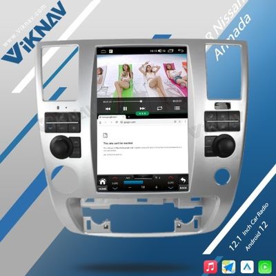 Viknav Android Auto Touch Screen Car Radio 12.1 inch For Nissan Armada 2009-2010 GPS Navigation Head Unit Video Player