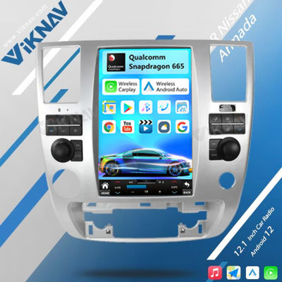 Viknav Android Auto Touch Screen Car Radio 12.1 inch For Nissan Armada 2009-2010 GPS Navigation Head Unit Video Player