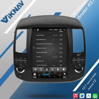 Viknav For Nissan Pathfinder R51 2006-2011 Android Car Radio 12.1 inch GPS with screen Car Audio Stereo Head multimedia