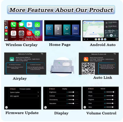 Viknav Linux System OEM Car For Toyota 4Runner Panasonic 2014-19 Upgrade Decoder Box MuItimedia Wireless  CarPlay