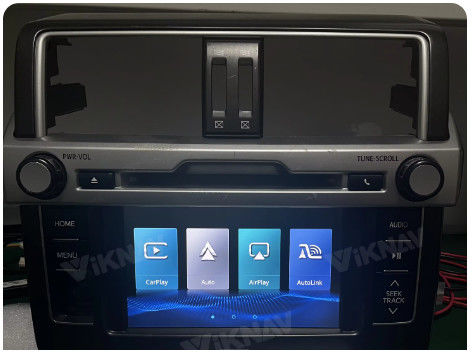 Viknav Linux System OEM Car For Toyota 4Runner Panasonic 2014-19 Upgrade Decoder Box MuItimedia Wireless  CarPlay