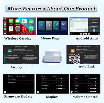 Viknav Linux System For Toyota Prado 2018-2021 Decoder Box Wireless Apple CarPlay Android Auto Only Support Original Car