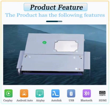 Viknav Linux System For Toyota Highlander 2015-2018 Decoder Box Wireless Apple CarPlay Android Auto