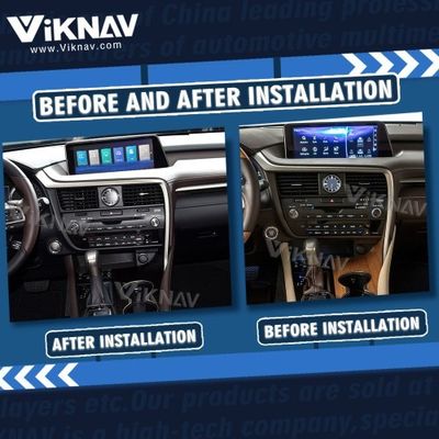 Viknav Fit For Original Car 12.3 Inch Screen Linux System For Lexus RX 2016 2017 2018 2019 Wireless Apple CarPlay Androi