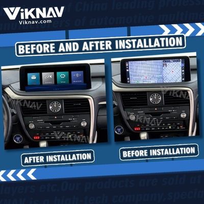 Viknav Fit For Original Car 12.3Inch Screen Linux System For Lexus RX 2020 2021 2022 Wireless Apple CarPlay Android Auto