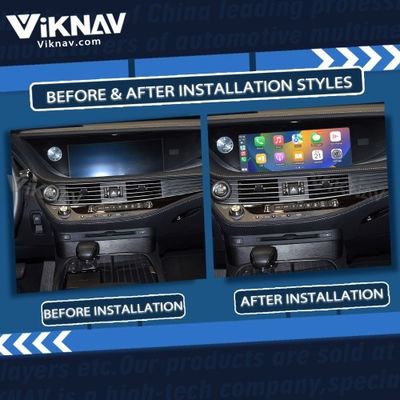 Viknav Linux System For Lexus LS 2018 -2020 Wireless Apple CarPlay Android Auto display screen