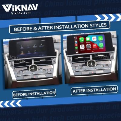 Viknav Linux System For Lexus NX 2018 -2020 Wireless Apple CarPlay Android Auto only support original car 10.25 inch Scr