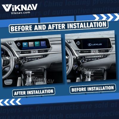 Viknav Fit For Original Car 12.3 Inch Screen Linux System For Lexus ES 2018 2019 2020 Wireless Apple CarPlay Android Aut