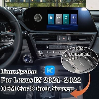 Viknav Fit For Original Car 8 Inch Screen Linux System For Lexus ES 2021 2022 Wireless Apple CarPlay Android Auto