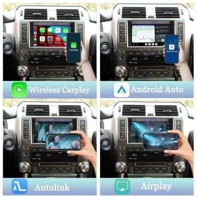 Viknav Linux System For Lexus GX 2009 -2012 Wireless Apple CarPlay Android Auto Only Support Original Car Screen