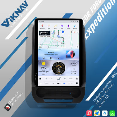 Viknav 14.5 Inch Car Radio For Ford Expedition 2015-2022 Touch Screen Android Auto Stereo Head Unit GPS Nagivation