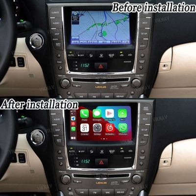 Viknav Linux System For Lexus IS 2009 -2012 Wireless Apple CarPlay Android Auto Only Support Original Car Screen