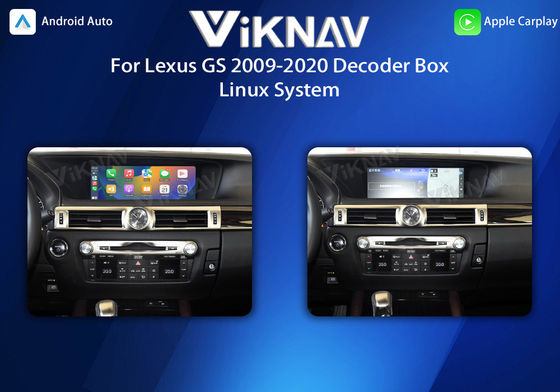 Viknav Linux System For Lexus GS 2009-2020 Wireless Apple CarPlay Android Auto Only Support Original Car OEM Screen