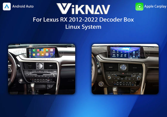 Viknav Linux System For Lexus RX 2012-2022 Wireless Apple CarPlay Android Auto Only Support Original Car OEM Screen