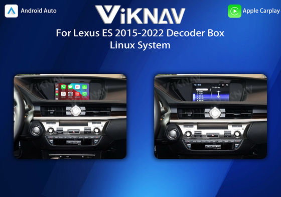 Viknav Linux System For Lexus ES 2015-2022 Wireless Apple CarPlay Android Auto Only Support Original Car OEM Screen