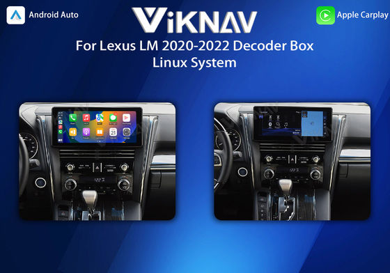 Viknav Linux System For Lexus LM 2020-2022 Wireless Apple CarPlay Android Auto Only Support Original Car OEM Screen